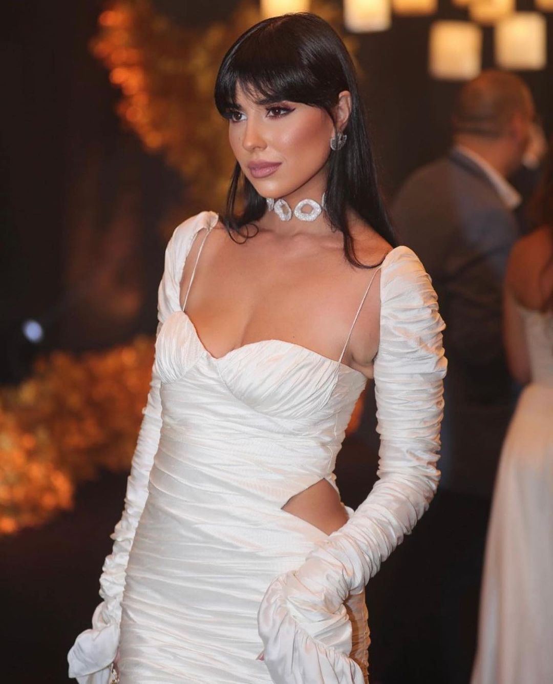 إطلالة زينة مكي في حفل مسابقة ملكة جمال لبنان
